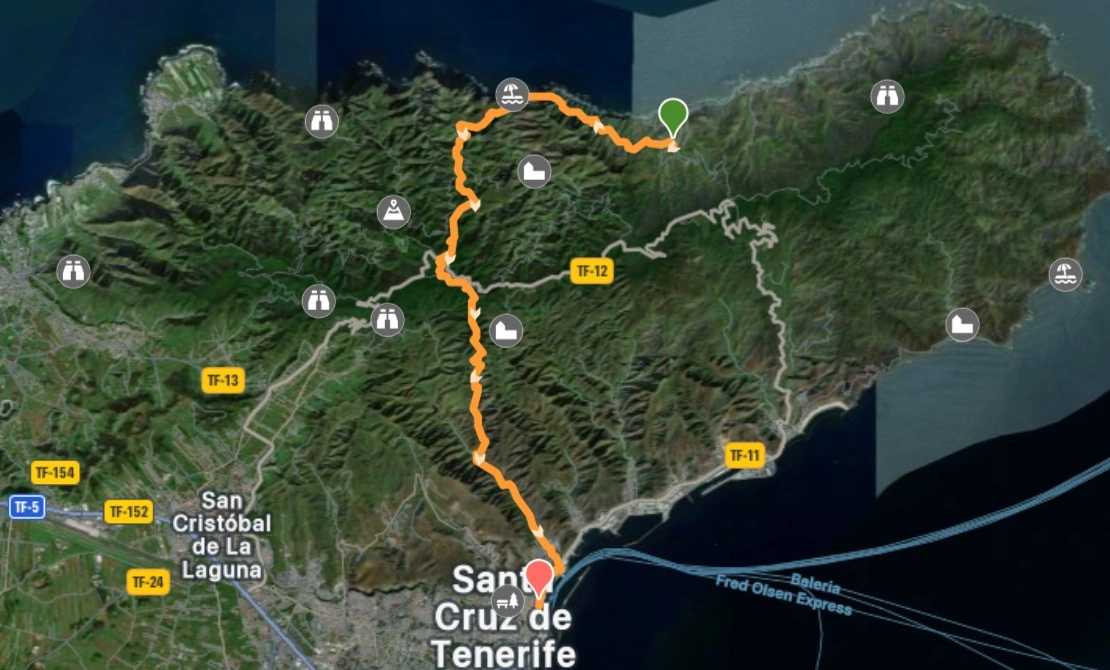 Perfil del recorrido de Santa Cruz Xtreme 2025